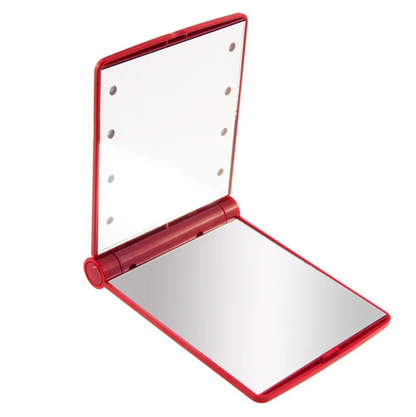 Portable Folding LED Makeup Mirror