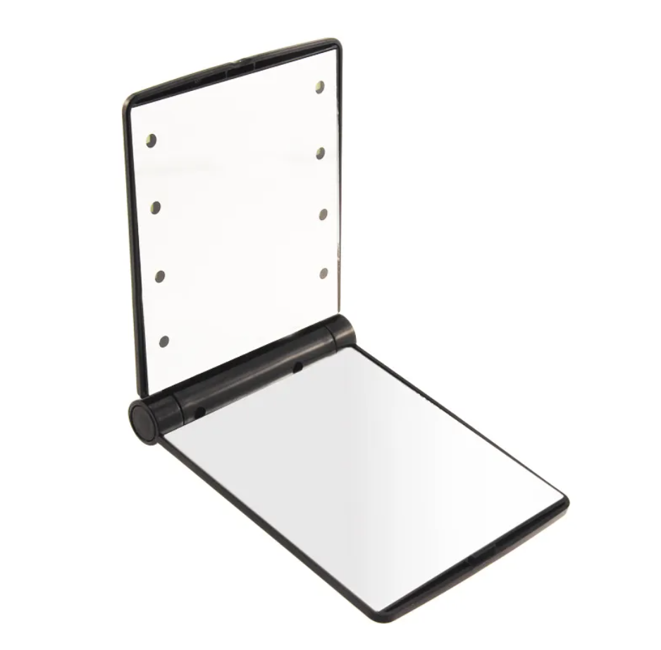 Portable Folding LED Makeup Mirror